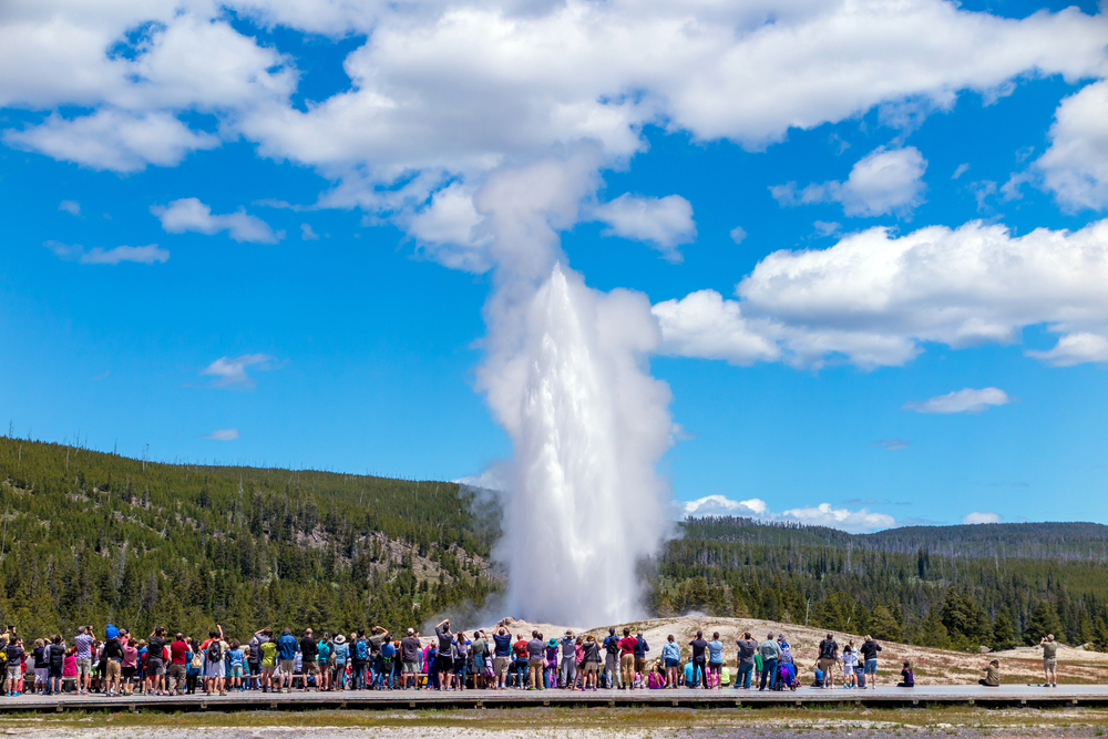 Old Faithful - Yellowstone Nemzeti Park